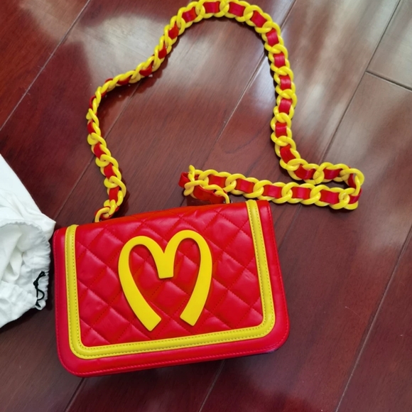 Moschino Handbags - MOSCHINO & McDonald's collaboration big M Shoulder bag Super Rare chain